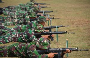 Prajurit Korem Gapo Asah Kemampuan Menembak