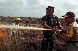 Pangdam II Jinakan Api Karhutla di OKI