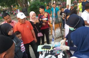 SKIPM Palembang Bagi Ratusan Ikan Cupang dan Sosialisasi Dampak Bahaya Plastik