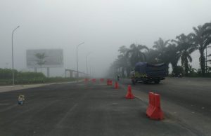 Jarak Pandang 800 Meter, Kabut Asap Mulai Serang Palembang