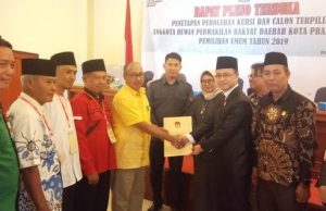 KPU Prabumulih Tetapkan 25 Anggota DPRD Terpilih, Ini Daftarnya
