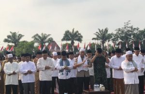 Ribuah Warga Sumsel Gelar Salat Istiqa di Griya Agung