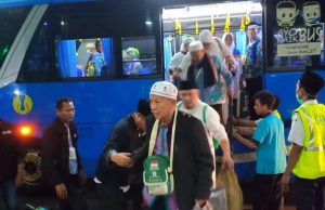 Jamaah Haji Kloter Pertama Tiba di Palembang