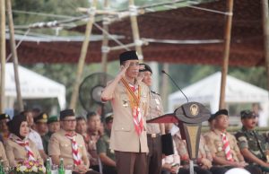 Wagub Sumsel Hadiri Apel Besar Pramuka ke-58 di Cibubur