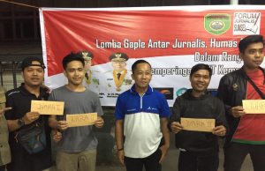 Odi Aria Sabet Juara Pertama Gaplek Antar Jurnalis