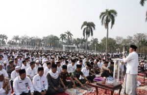 Kembali Gelar Salat Istisqo, Herman Deru Berharap Kabut Asap Segera Berlalu