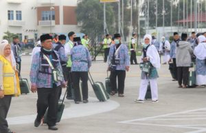 Kloter Terakhir Debarkasi Palembang Telah Tiba