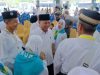 Bupati Muba Apriyadi Minta JCH Fokus Ibadah dan Jaga Kesehatan Bupati Muba Apriyadi melepas JCH asal Muba