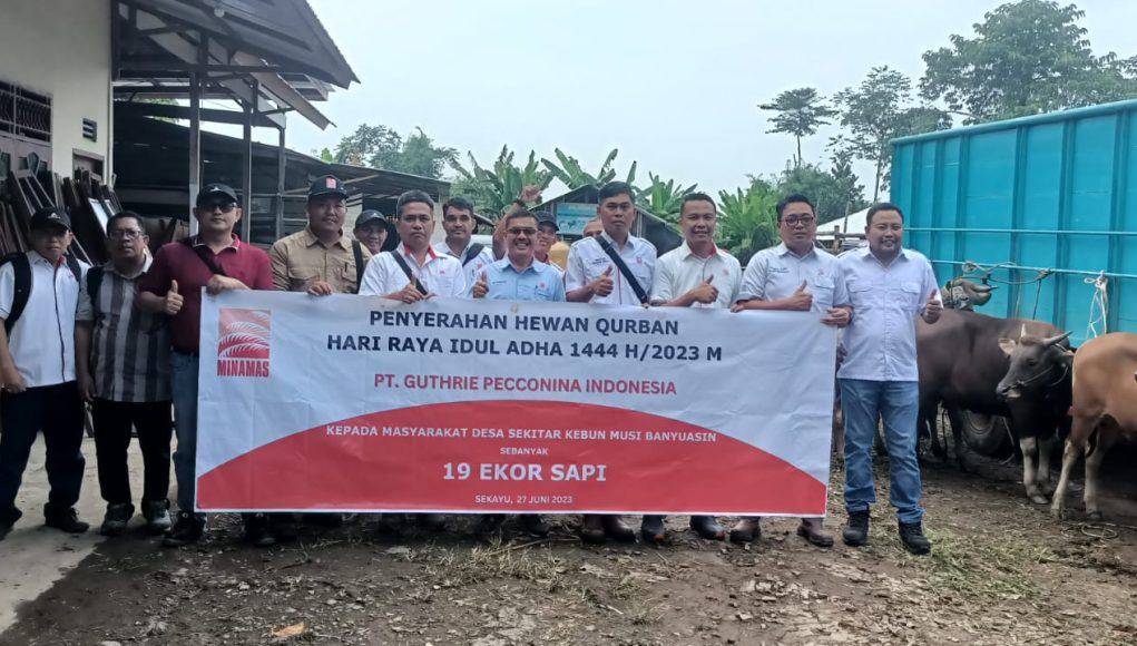 PT GPI Salurkan 19 Ekor Sapi untuk Kurban ke Pemkab Musi Banyuasin