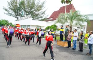 Perdana, Pemkab Muba Gelar Lomba Drum Band Kejuaraan Bupati Cup