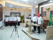 Gubernur Herman Deru-Wagub Cik Ujang Hadir Secara Virtual Peluncuran IMCP Tahun 2025 oleh Ketua KPK RI