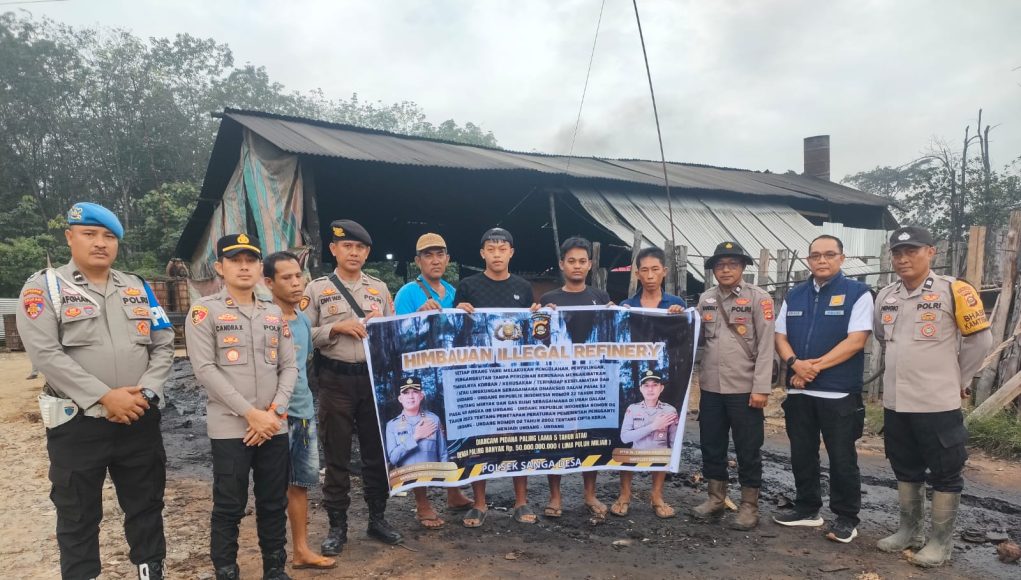 Cegah Aktivitas Illegal Drilling, Polres Muba Lakukan Upaya Preemtif Hingga Penegakan Hukum