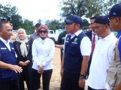 Gubernur Herman Deru Resmikan Pembangunan Kembali Jembatan Air Lawai B