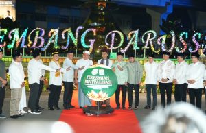 HDCU Resmikan Tugu Cempako Telok Bundaran Air Mancur, Ikon Baru Sekaligus Ruang Publik Masyarakat Palembang