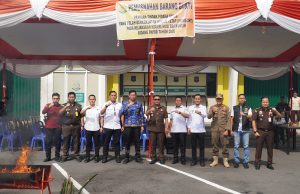 Kejari Muba Musnahkan Barang Bukti 93 Perkara Inkracht