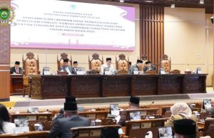 Lima Pansus DPRD Sumsel Sampaikan Hasil Pembahasan LKPJ Gubernur