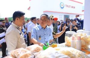 Wagub Sumsel Dampingi Menko Polkam Tinjau Kampung Nelayan Merah Putih Sungsang, Dorong Penguatan Infrastruktur Nelayan