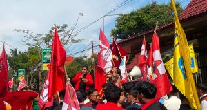 Gelar Aksi Unjukrasa, GMNI Palembang Sebut Pemerintah Kehilangan Kepekaan terhadap Rakyat